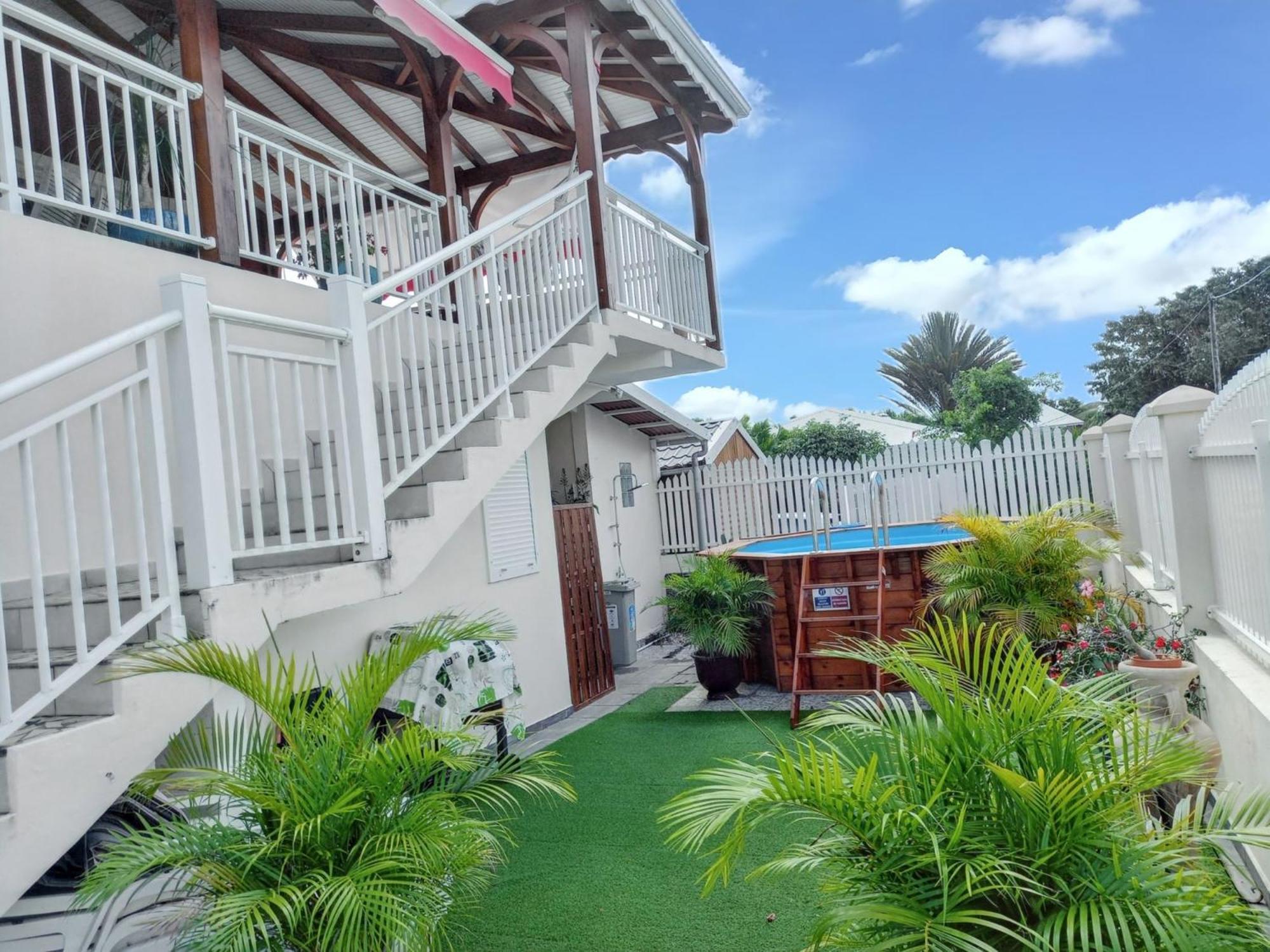 Villa Elegante A Saint Francois Avec Piscine Privee Toute L'Annee Exteriör bild